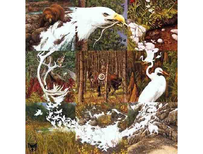 Custom Framed 'Sacred Circle' by fine artist, Bev Doolittle, Limited Edition