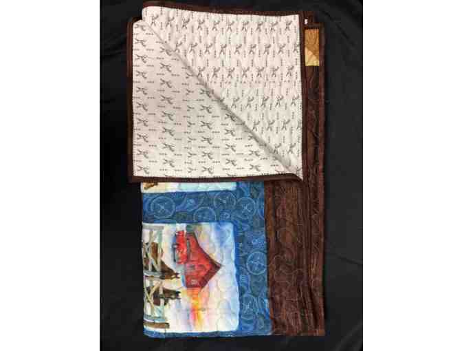 Beautiful Winter Horse Quilt