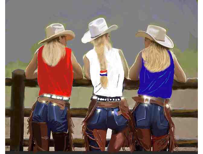 Cowgirls Butts by Anastasia Burke-Miller