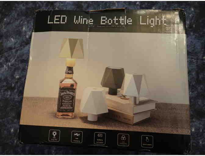 Mediterranean Wine (6 Bottles) and Wine Bottle Light