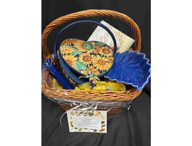 Sunflower Charm Basket and Storage Box