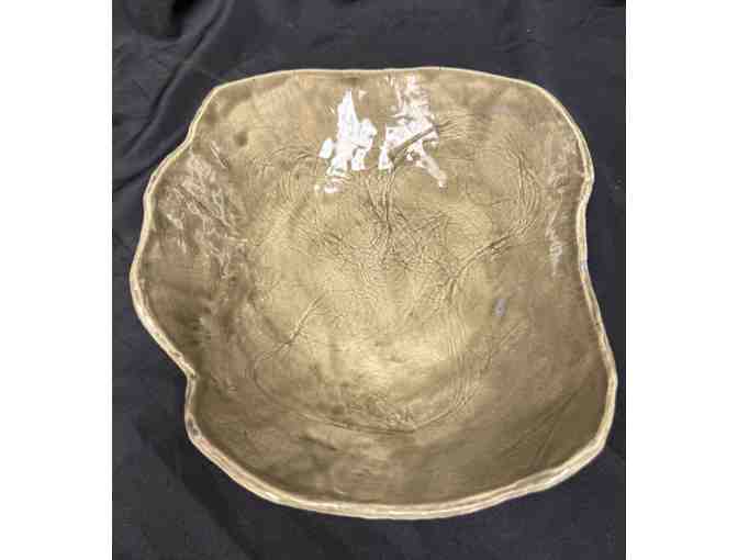 Unique Horse Hair Ceramic Bowl with Barney's hair