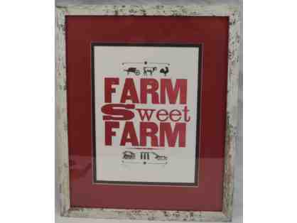 Farm Sweet Farm framed print