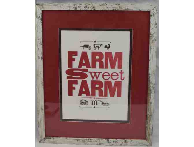 Farm Sweet Farm framed print - Photo 1