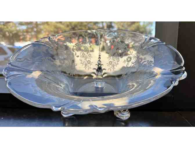 Princess House Crystal Serving Bowl