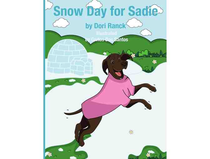 School Day for Sadie and Snow Day for Sadie Children's Book with Stuffed Animal