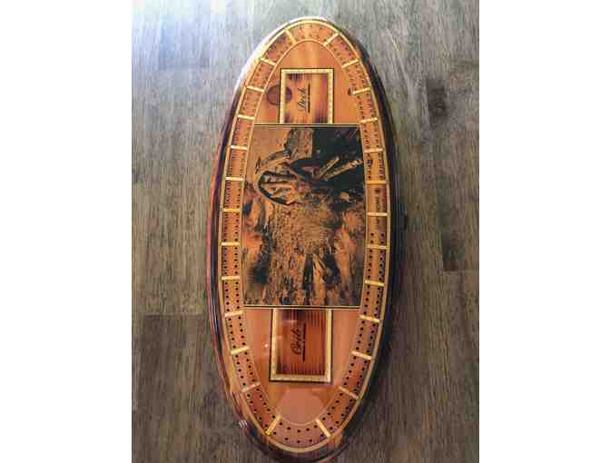 Custom Cribbage Board (Wagon Wheel #108)