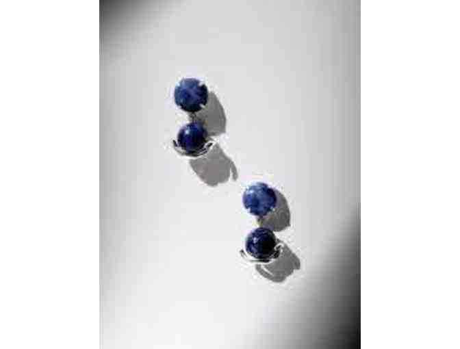 Sodalite Earrings By Sapir Bachar