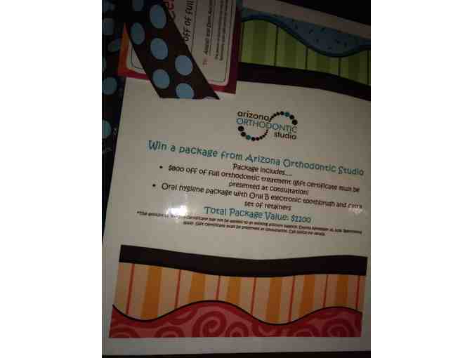 Arizona Orthodontic Studio- Oral B Toothbrush/Gift Basket/$800 off full ortho treatment