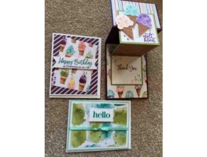 Stampin' Up Homemade Cards - Ice Cream variety