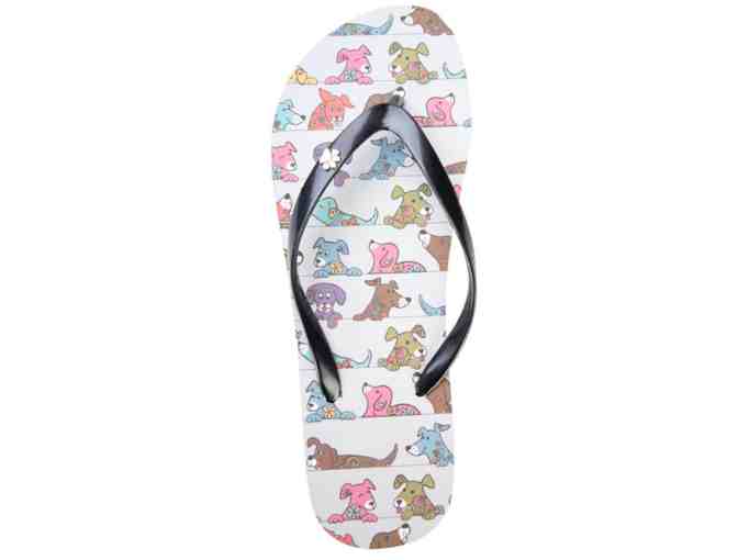 Peeping Pups Flip Flops - Women's Size 9