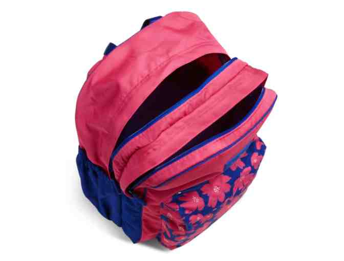 Vera Bradley Large Colorblock Backpack - Art Poppies