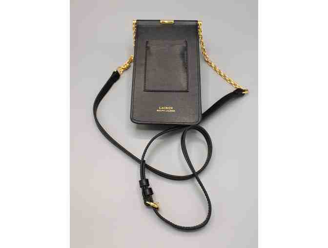 Ralph Lauren Leather Crossbody Phone Bag - Photo 2