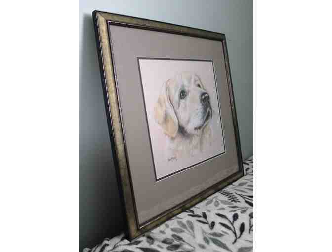 Framed original artwork by Mara McCalmont