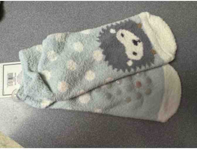 Cozy Slipper Socks - Hedgehog - Photo 1