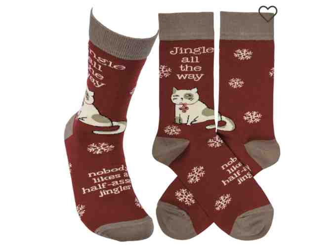 Jingle All the Way - Cats - Ankle Socks - Photo 1