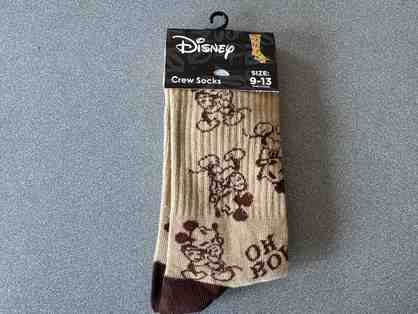 Vintage Look Mickey Mouse Crew Socks