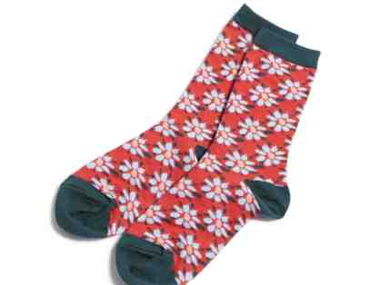 Vera Bradley Crew Socks in Venetian Flowers
