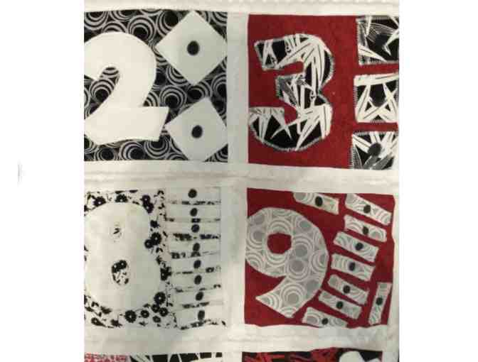 Handcrafted Appliqued 1,2,3,A,B,C Wall Hanging or Quilt