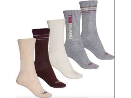 Timberland Half Cushion Womens Boot Socks - 5-Pack, Crew