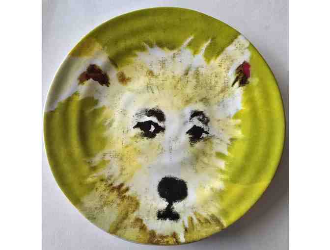 CHIPPER Dog Plate from artist Carole Akins - Photo 1