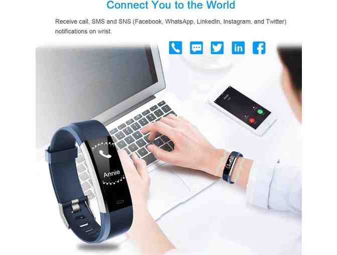 Letscom Smart Band Black IOS Android Fitness Activity Monitor NIB