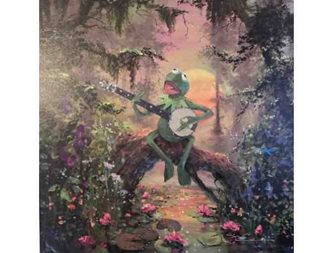 Rainbow Connection Kermit Giclee on Canvas - Photo 2