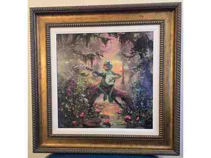 Rainbow Connection Kermit Giclee on Canvas