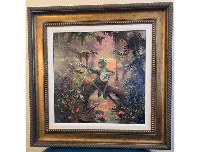 Rainbow Connection Kermit Giclee on Canvas - Photo 1