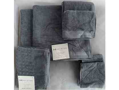 Halston Home Plush Bath Set and Bath Rug