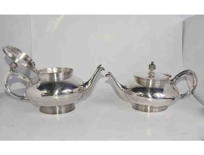 American Victorian Six-Piece Silver-plate Tea and Coffee Service