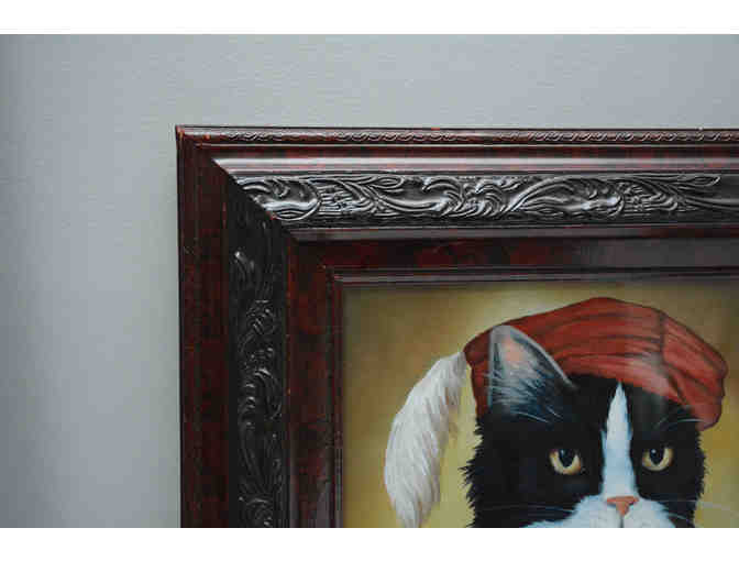 Gentleman Cat, Canvas Print by Carole Lew