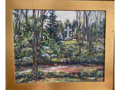 Ballston Spa Painting by Maureen Sausa