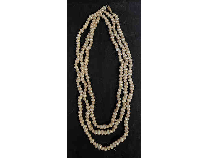 Long Seed Pearl Necklace