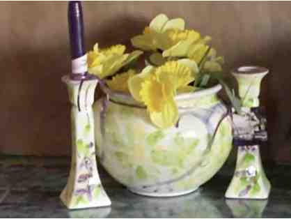 Ceramic Table Centerpiece Set by Mary Gianetto