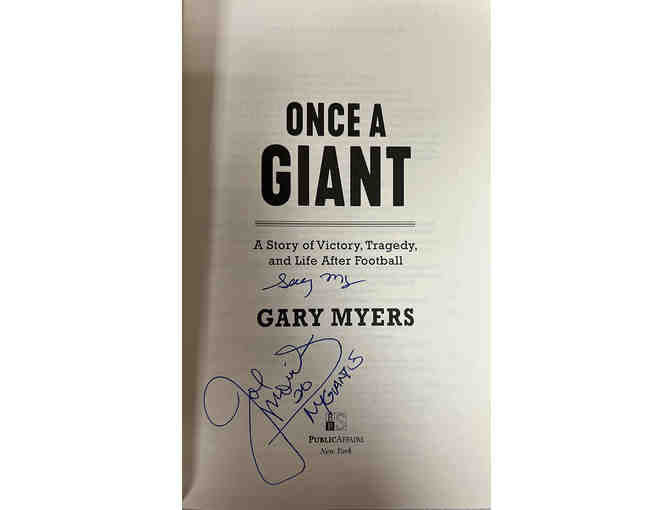 Autographed Book by Gary Myers - 'Once a Giant'