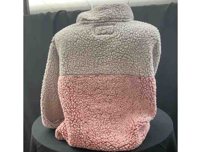 Arkansas Razorbacks Color Block Quarter Zip Sherpa