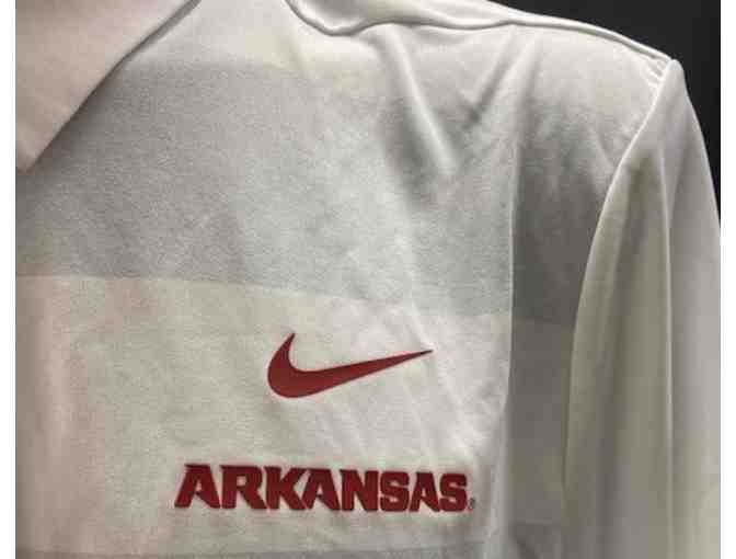 Arkansas Razorbacks Polo and Visor Set