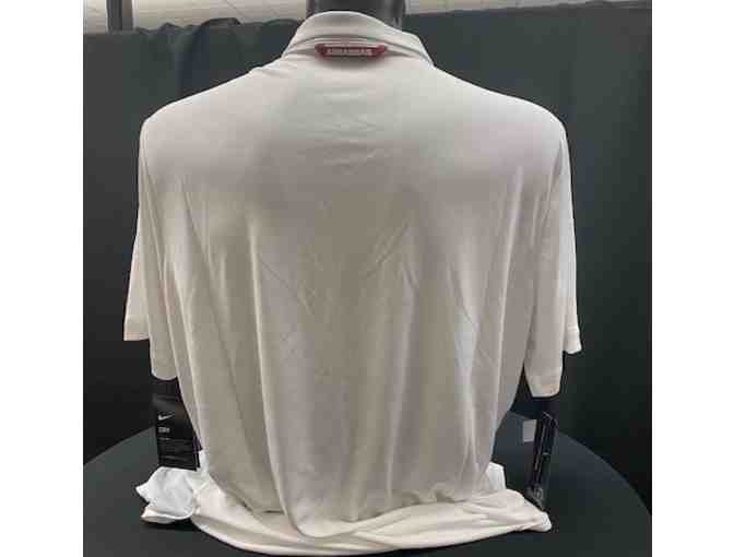 Arkansas Razorbacks Polo and Visor Set