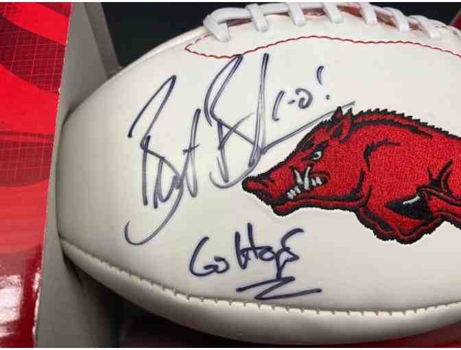 Bret Bielema Autographed Football