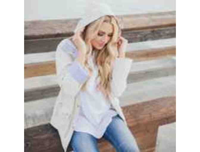 Lauren James Dottie Ruffle Raincoat - Large