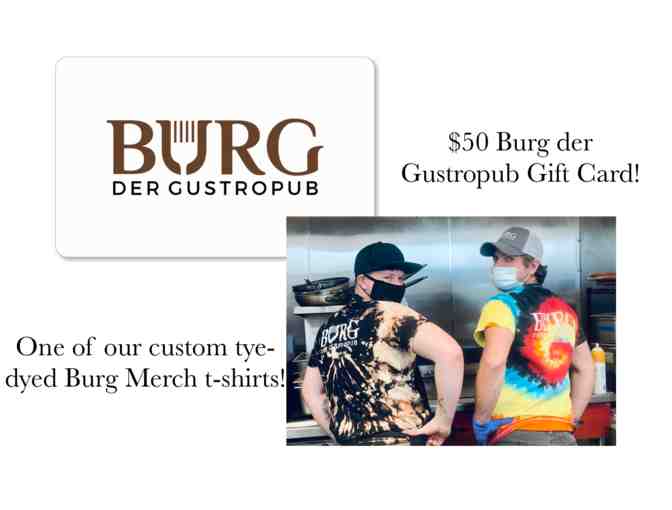 Burg Der GustroPub Gift Card and T-Shirt