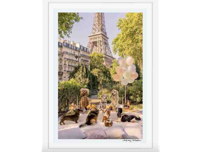 Gray Malin Eiffel Tower Picnic Party, Paris Framed Photograph