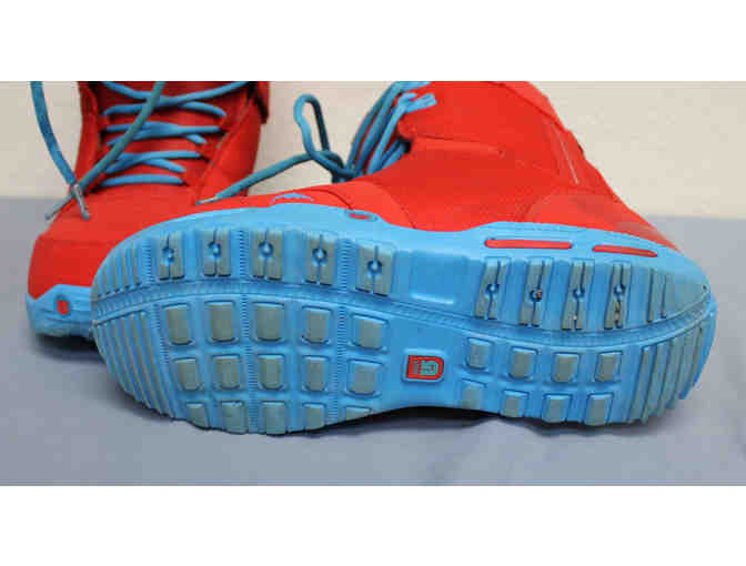 Burton Mens Rampant Snowboard Boot - Red/Turquoise