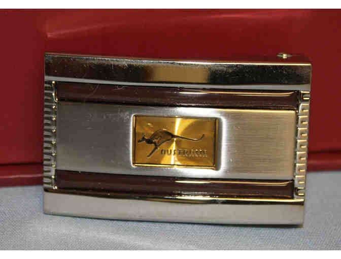 Australia Leather Belt with Buckle