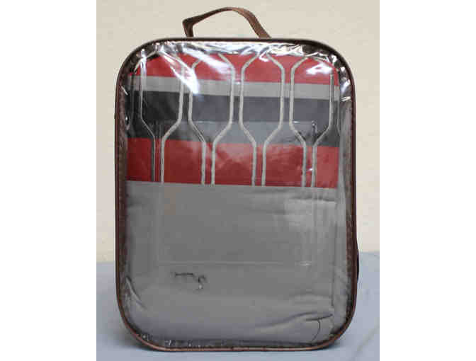 NEW - Geometric Pattern California King Duvet Set - Gray