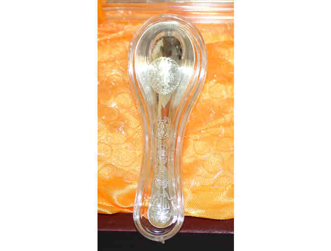 New - 2 - Silver Plated Chinese Soup Bowl Sets