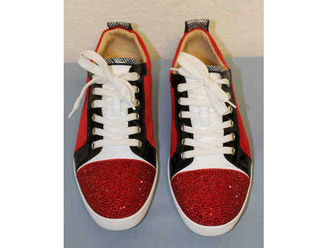 Men's Christian Louboutin Gondolier Flat Sneakers - Red