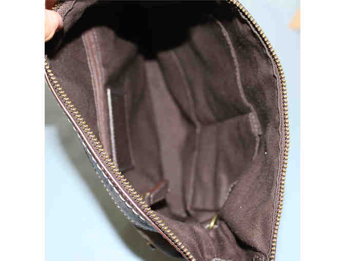 Coach Signature Duffle Handbag - Brown