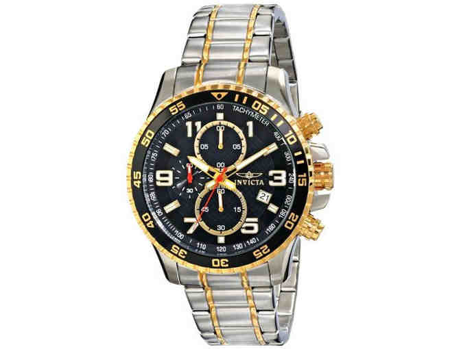 NEW - Invicta 14876 Men's Two-Tone Stainless-Steel Chronograph Watch - Black #1